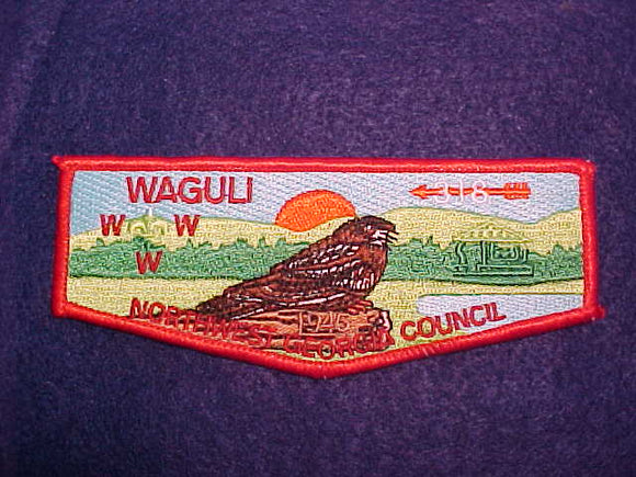 318 S47 WAGULI, RED BORDER