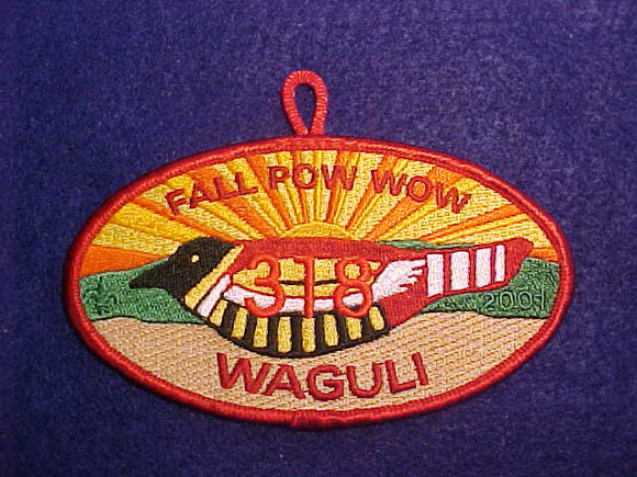 318 EX2001-4 WAGULI, 2001 FALL POW WOW