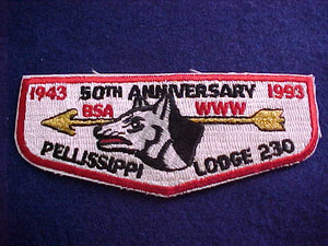 230 S41 PELLISSIPPI, 1943-1993, 50TH ANN