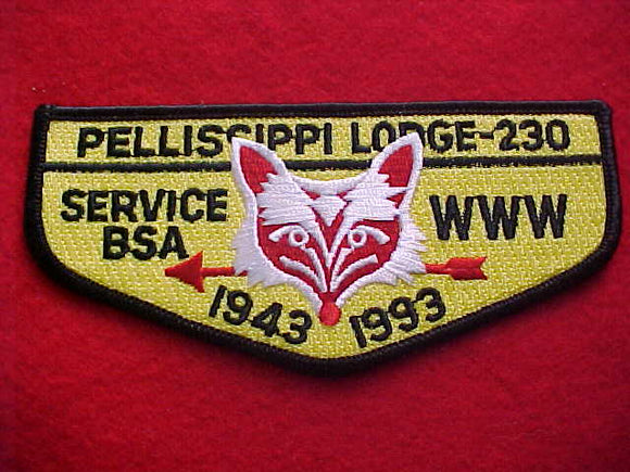 230 S42 PELLISSIPPI, 1943-1993 SERVICE