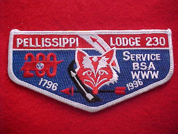 230 S48 PELLISSIPPI, 1996 SERVICE