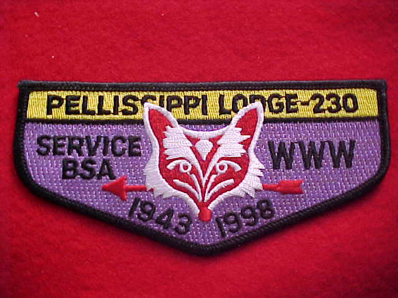 230 S61 PELLISSIPPI, 1943-1998 SERVICE