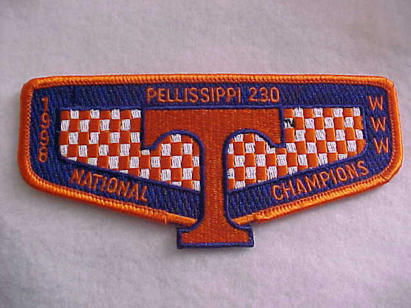 230 S66 PELLISSIPPI, 1998 NATIONAL CHAMPIONS