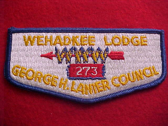 273 S1 WEHADKEE, GEORGE H. LANIER C., MERGED 1990
