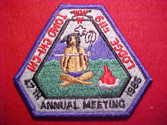 119 eX1985 TOMO CHI-CHI, 47TH ANNUAL MEETING, 1985