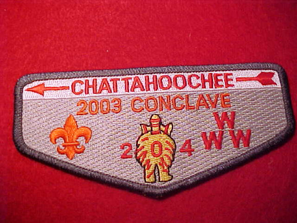 204 S97 CHATTAHOOCHEE, 2003 CONCLAVE, DELEGATE