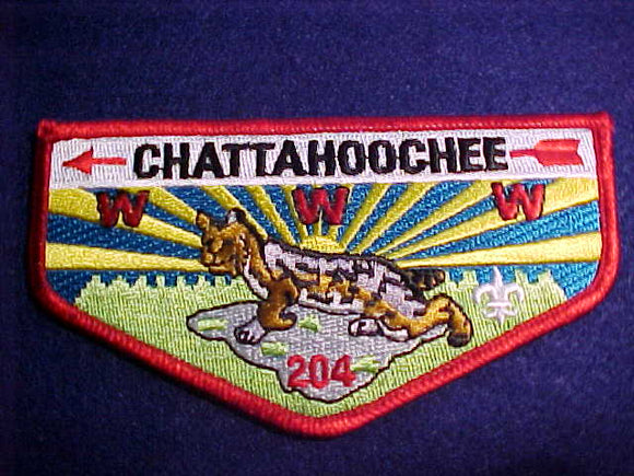 204 S? CHATTAHOOCHEE, CD, RED BDR.