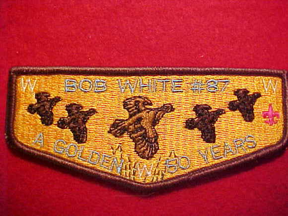 87 S5 BOB WHITE, 50 YEARS