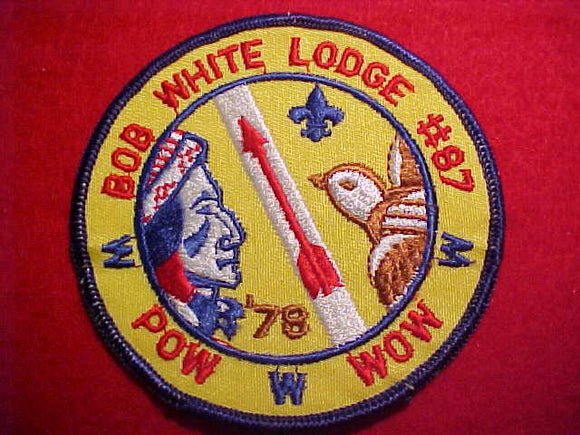 87 eR1978 BOB WHITE, 1978 POW WOW