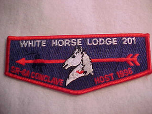 201 S2 WHITE HORSE, 1996 SR-6A CONCLAVE HOST