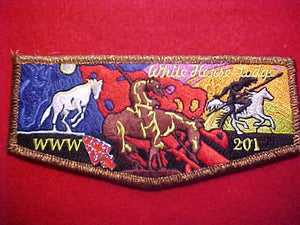 201 S? WHITE HORSE PATCH W/ PIN, 2012