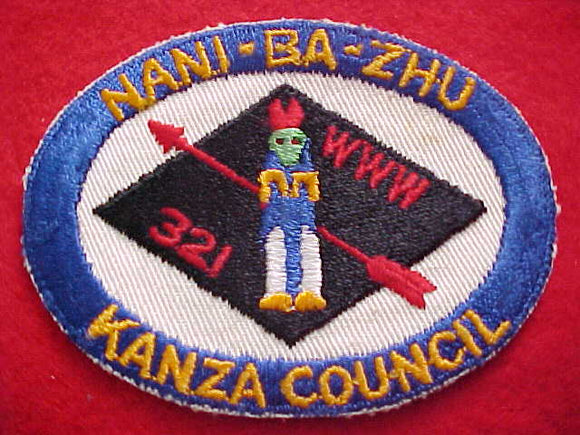 321 X1a NANI-BA-ZHU, KANZA C., 76X102MM OVAL SHAPE