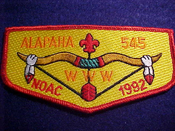 545 S17 ALAPAHA, NOAC 1992, RED BDR.