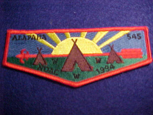 545 S23 ALAPAHA, NOAC 1994, RED BDR.