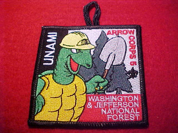 1 X49 UNAMI, 2008 ARROW CORPS 5, WASHINGTON & JEFFERSON NAT'L FOREST, BLACK BDR.