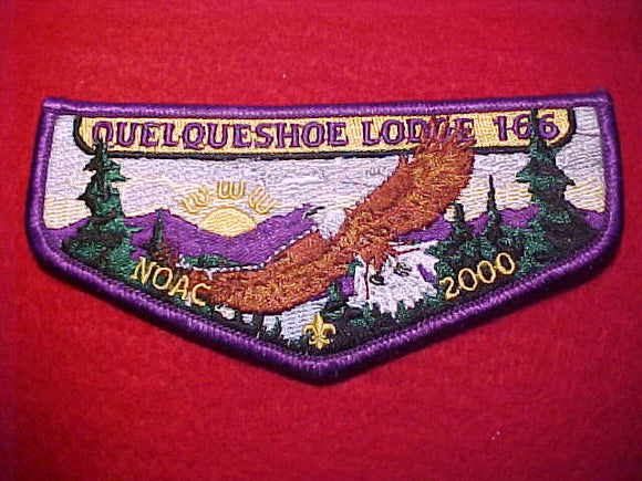 166 S59 QUELQUESHOE, NOAC 2000, PURPLE BDR.