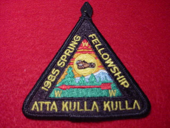 185 eX1985-2 ATTA KULLA KULLA, 1985 SPRING FELLOWSHIP