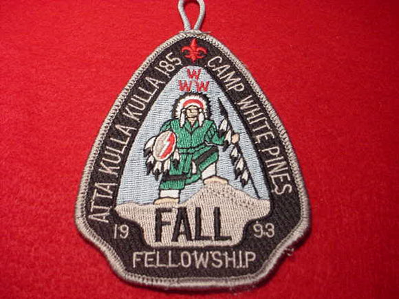 185 eA1993-1 ATTA KULLA KULLA, 1993 FALL FELLOWSHIP