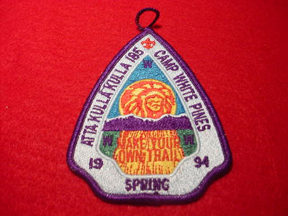 185 eA1994-J? ATTA KULLA KULLA, SPRING 1994, CAMP WHITE PINES