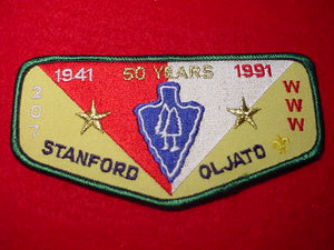 207 F6a STANFORD-OLJATO, 50 YEARS, 1941-1991