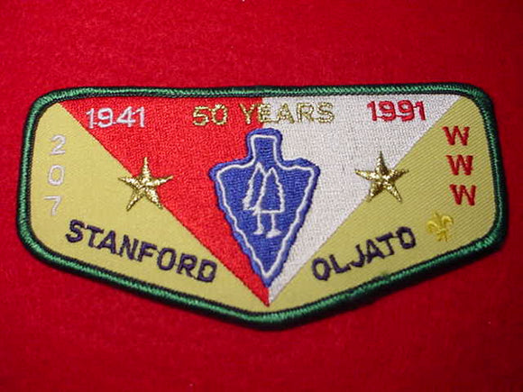 207 F6a STANFORD-OLJATO, 50 YEARS, 1941-1991