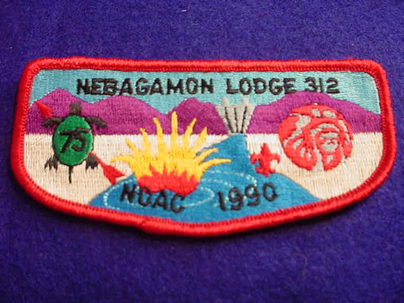 312 S10 NEBAGAMON, NOAC 1990, 75TH OA