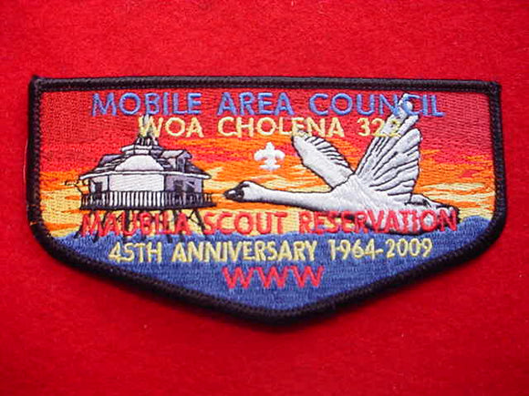 322 S? WOA CHOLENA, 45TH ANNIV, 1964-2009, MOBILE A. C.