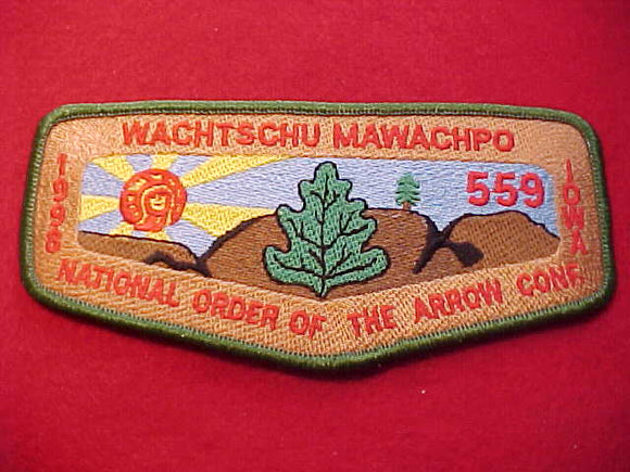 559 S22 WACHTSCHU MAWACHPO, IOWA, NOAC 1998