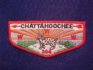 204 S28 CHATTAHOOCHEE, 119X56MM