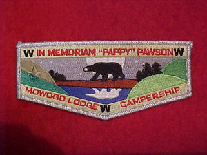 243 S? MOWOGO, IN MEMORIAM "PAPPY" PAWSON