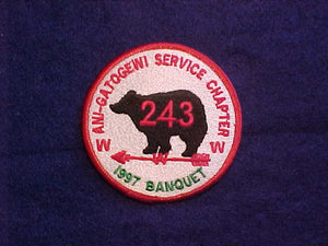 243 eR1997 MOWOGO, ANI-GATOGEWI SERVICE CHAPTER, 1997 BANQUET