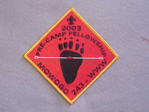 243 eX2003-? MOWOGO, 2003 PRE CAMP