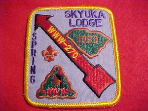 270 eX1983-2 SKYUKA, SPRING 1983