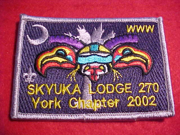 270 X4 SKYUKA, YORK CHAPTER, 2002, GREY BDR.