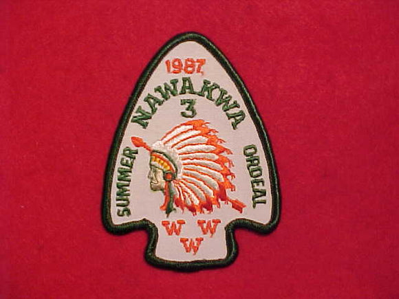 3 eA1987-2 NAWAKWA, 1987 SUMMER ORDEAL