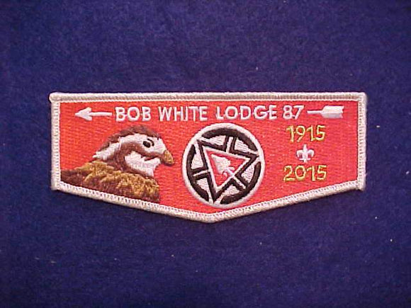 87 S? BOB WHITE, 2015 CENTENNIAL, SMY BORDER