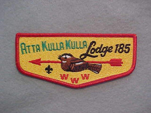 185 S6D ATTA KULLA KULLA, SCOUT STUFF BACK