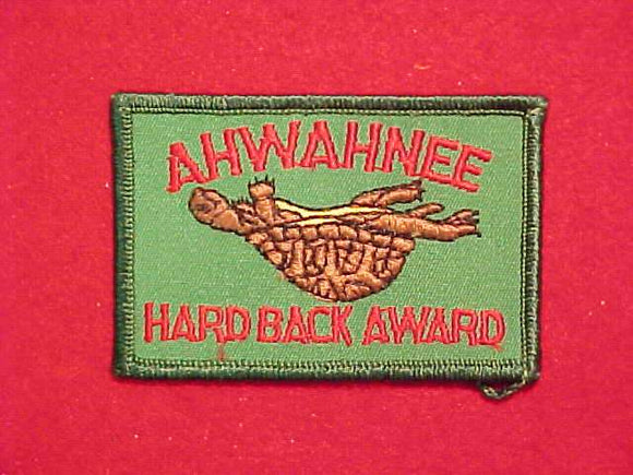 430 X? AHWAHNEE, HARDBACK AWARD