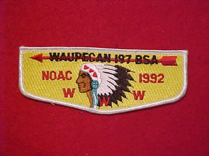 197 S25 WAUPECAN, NOAC 1992