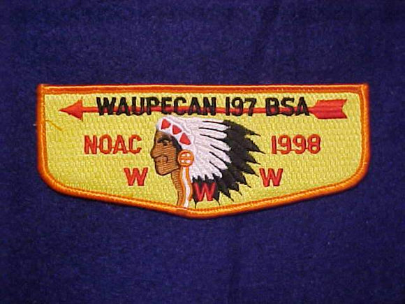 197 S30 WAUPECAN, NOAC 1998, ORANGE BORDER