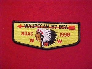 197 S31 WAUPECAN, NOAC 1998, BLACK BORDER