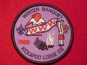 128 eR1989-1 KICKAPOO, 1989 WINTER BANQUET