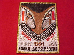128 eX1991-4 KICKAPOO, 1991 NATIONAL LEADERSHIP SEMINAR