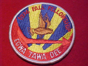 129 eR1974-3 EGWA TAWA DEE, 1974 FALL FELLOWSHIP