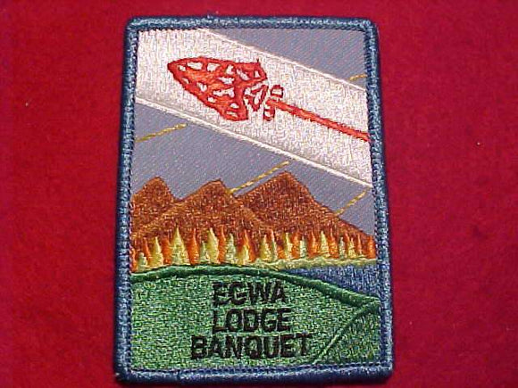 129 eX1990-1 EGWA TAWA DEE, 1990 LODGE BANQUET