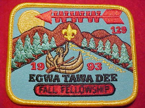 129 eX1993-? EGWA TAWA DEE, 1993 FALL FELLOWSHIP