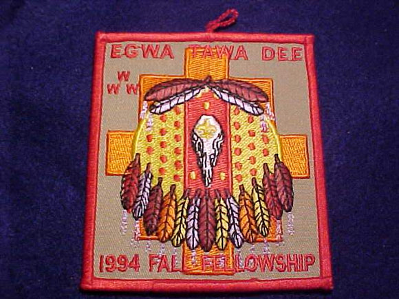 129 eX1994-2 EGWA TAWA DEE, 1994 FALL FELLOWSHIP