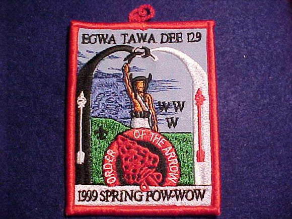 129 eX1999-1 EGWA TAWA DEE, 1999 SPRING POW-WOW