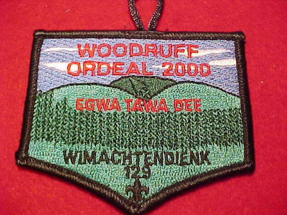 129 eX2000-10 EGWA TAWA DEE, 2000 WOODRUFF ORDEAL, WIMACHTENDIENK