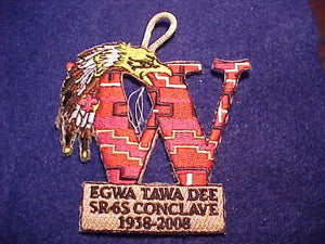 129 eX2008-? EGWA TAWA DEE, "W", 2008 SR-6S CONCLAVE